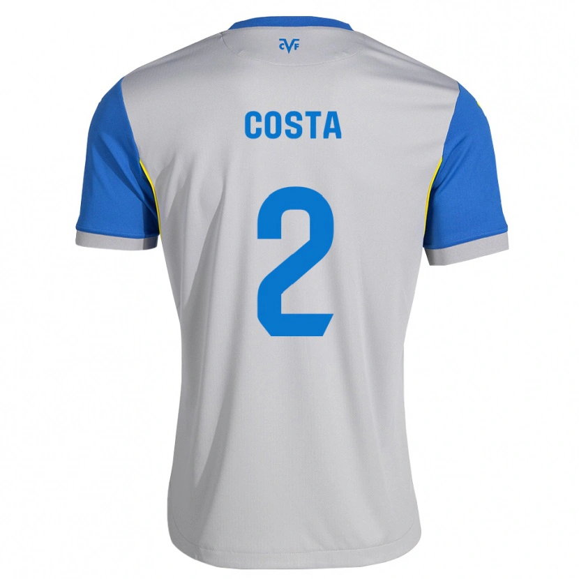 Danxen Kobiety Logan Costa #2 Niebieski Szary Wyjazdowa Koszulka 2026/27 Koszulki Klubowe
