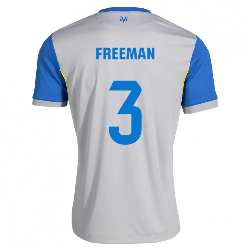 Danxen Kobiety Alex Freeman #3 Niebieski Szary Wyjazdowa Koszulka 2026/27 Koszulki Klubowe