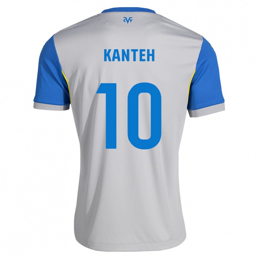 Danxen Kobiety Fatou Kanteh #10 Niebieski Szary Wyjazdowa Koszulka 2026/27 Koszulki Klubowe