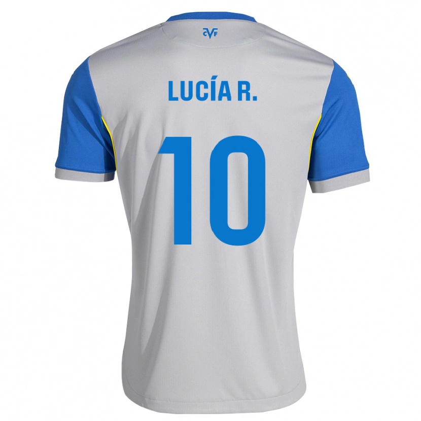 Danxen Kobiety Lucía Romero #10 Niebieski Szary Wyjazdowa Koszulka 2026/27 Koszulki Klubowe