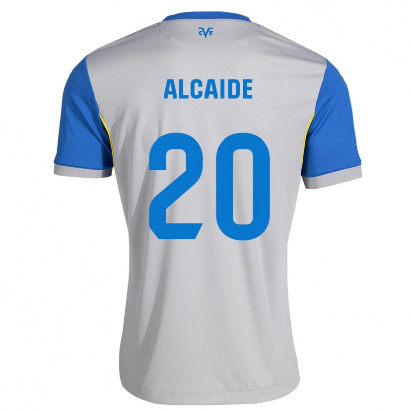Danxen Kobiety Álvaro Alcaide #20 Niebieski Szary Wyjazdowa Koszulka 2026/27 Koszulki Klubowe