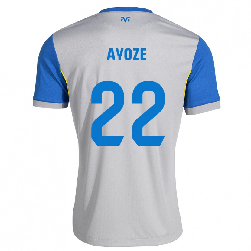 Danxen Kobiety Ayoze Pérez #22 Niebieski Szary Wyjazdowa Koszulka 2026/27 Koszulki Klubowe