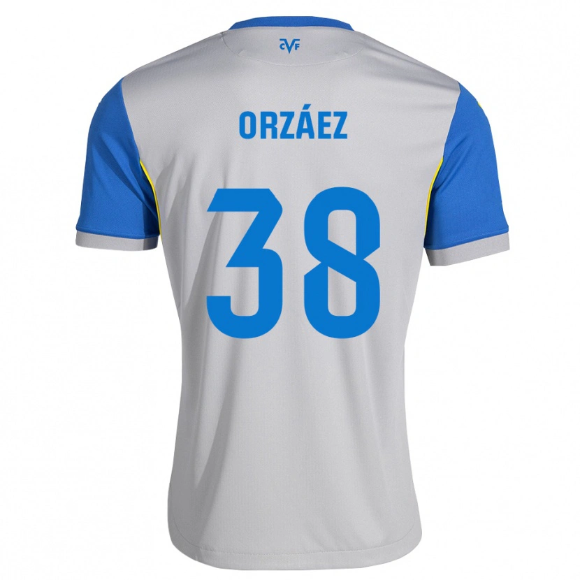 Danxen Kobiety Sergio Orzáez #38 Niebieski Szary Wyjazdowa Koszulka 2026/27 Koszulki Klubowe