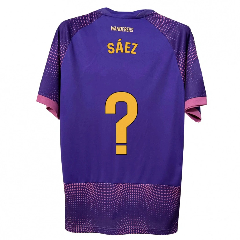 Danxen Kobiety Carlos Asante Christodoulides Sáez #0 Fioletowy Biały Różowy Wyjazdowa Koszulka 2026/27 Koszulki Klubowe