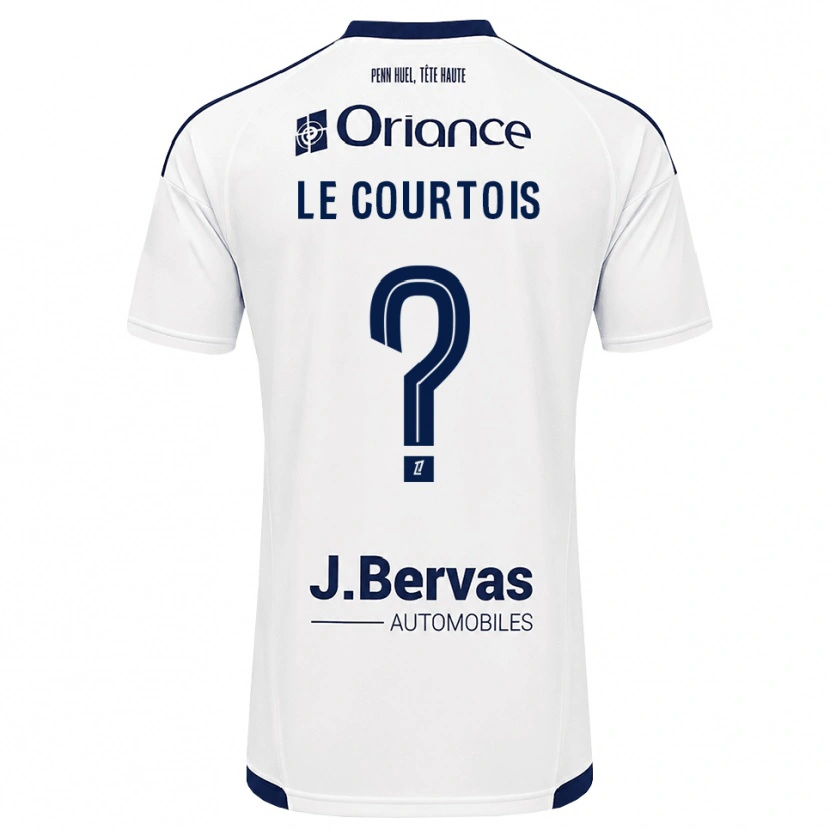 Danxen Kobiety Loan Le Courtois #0 Granatowy Biały Wyjazdowa Koszulka 2026/27 Koszulki Klubowe