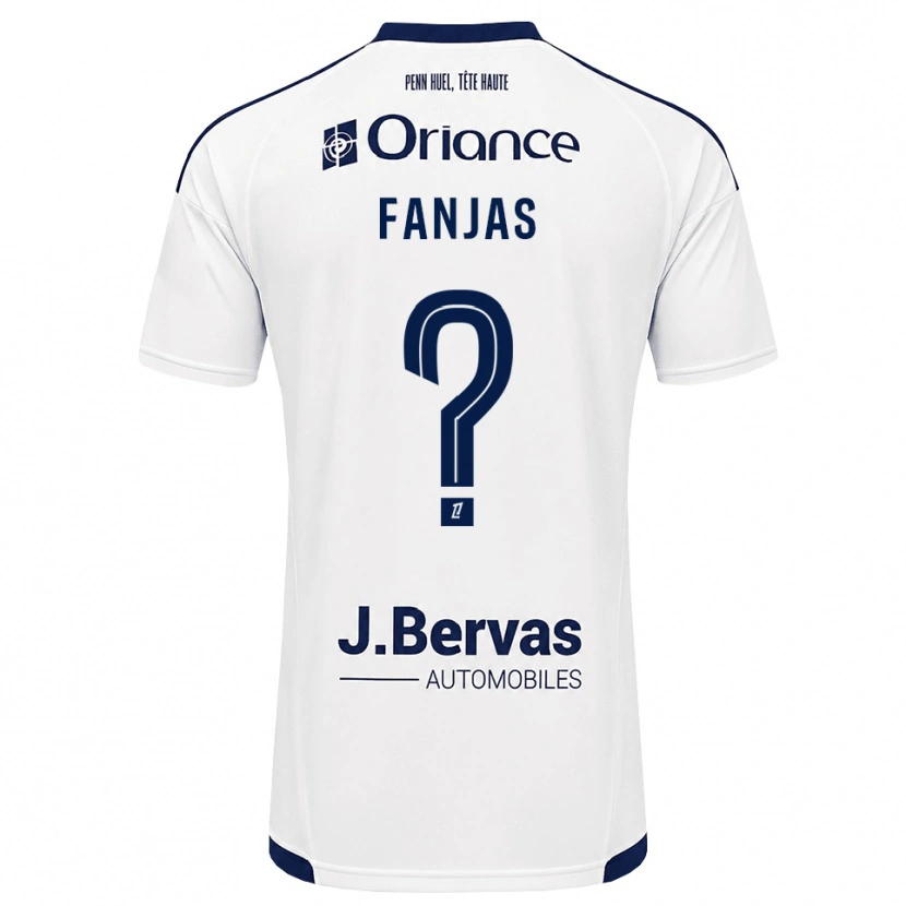 Danxen Kobiety Emilie Fanjas #0 Granatowy Biały Wyjazdowa Koszulka 2026/27 Koszulki Klubowe
