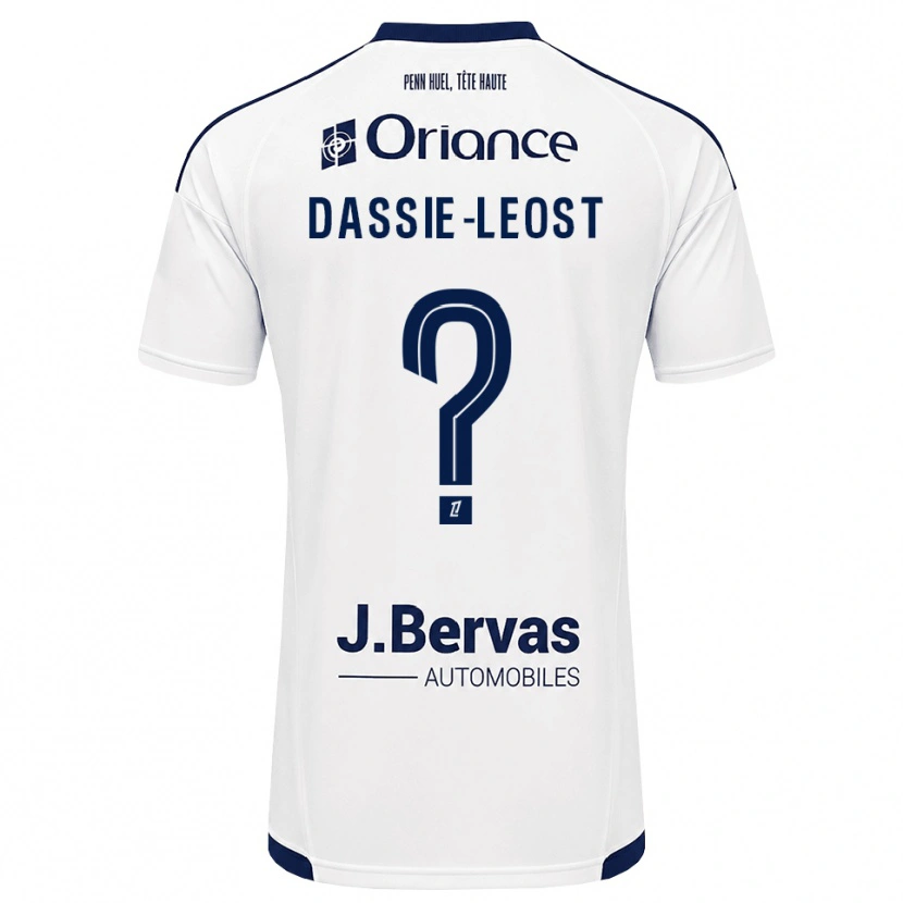 Danxen Kobiety Leila Dassie-Leost #0 Granatowy Biały Wyjazdowa Koszulka 2026/27 Koszulki Klubowe
