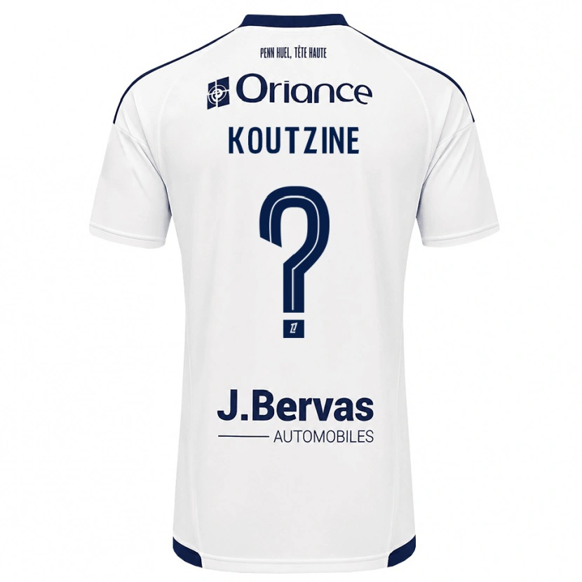Danxen Kobiety Camille Koutzine #0 Granatowy Biały Wyjazdowa Koszulka 2026/27 Koszulki Klubowe