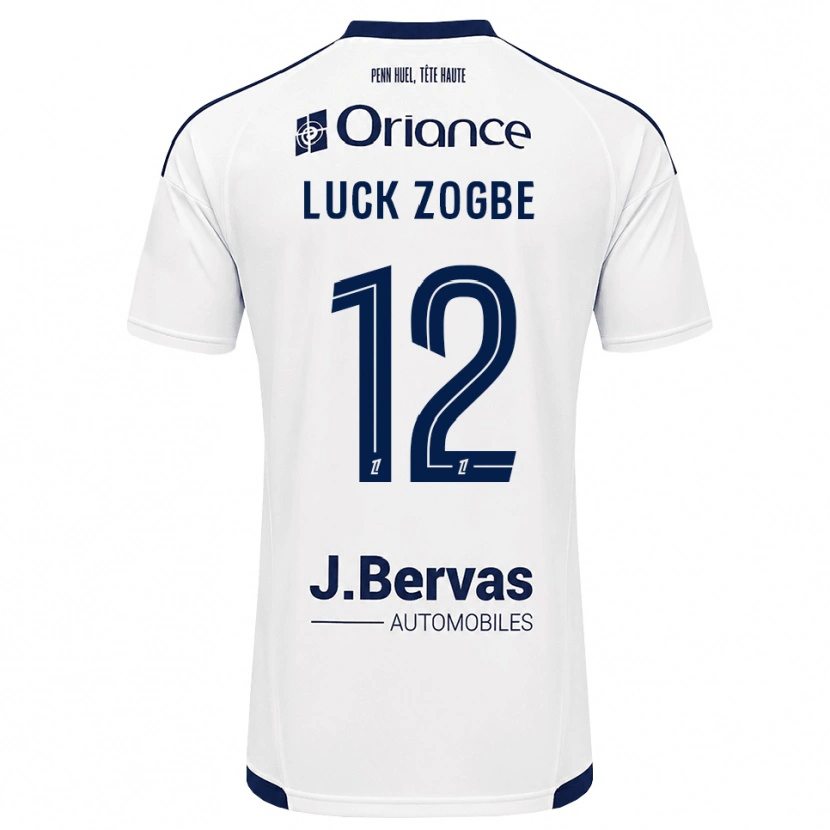 Danxen Kobiety Luck Zogbé #12 Granatowy Biały Wyjazdowa Koszulka 2026/27 Koszulki Klubowe