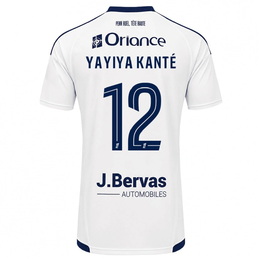 Danxen Kobiety Ibrahim Yayiya Kanté #12 Granatowy Biały Wyjazdowa Koszulka 2026/27 Koszulki Klubowe