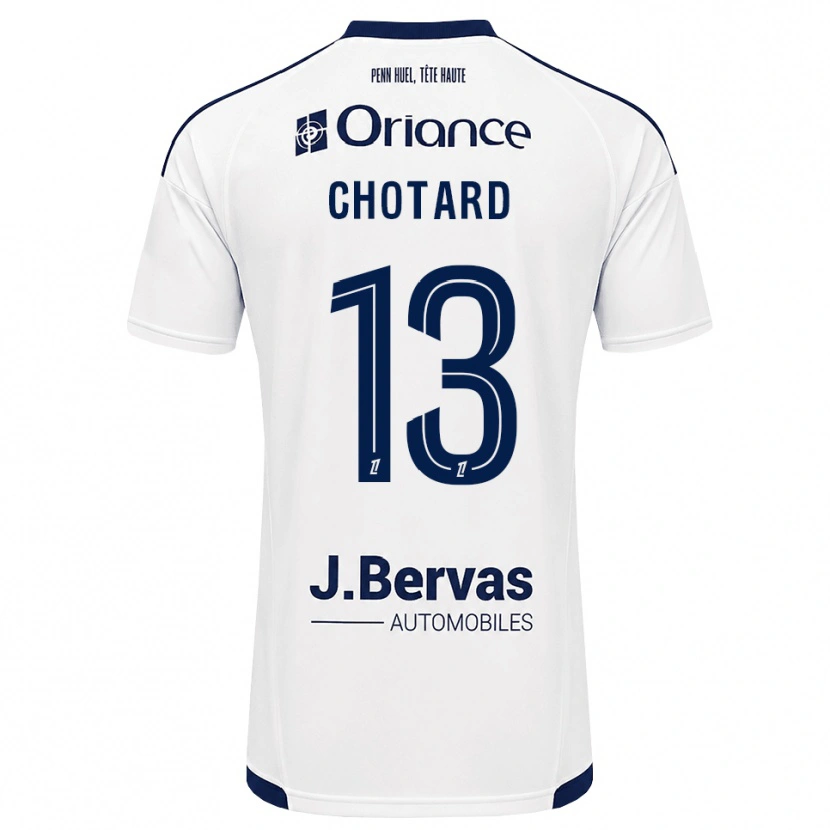 Danxen Kobiety Joris Chotard #13 Granatowy Biały Wyjazdowa Koszulka 2026/27 Koszulki Klubowe