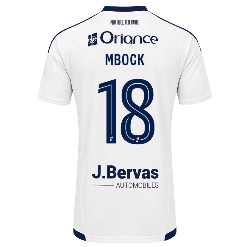 Danxen Kobiety Hianga'a Mbock #18 Granatowy Biały Wyjazdowa Koszulka 2026/27 Koszulki Klubowe