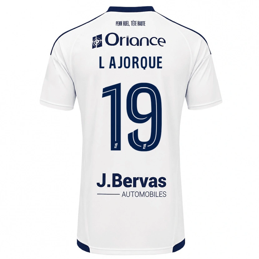 Danxen Kobiety Ludovic Ajorque #19 Granatowy Biały Wyjazdowa Koszulka 2026/27 Koszulki Klubowe