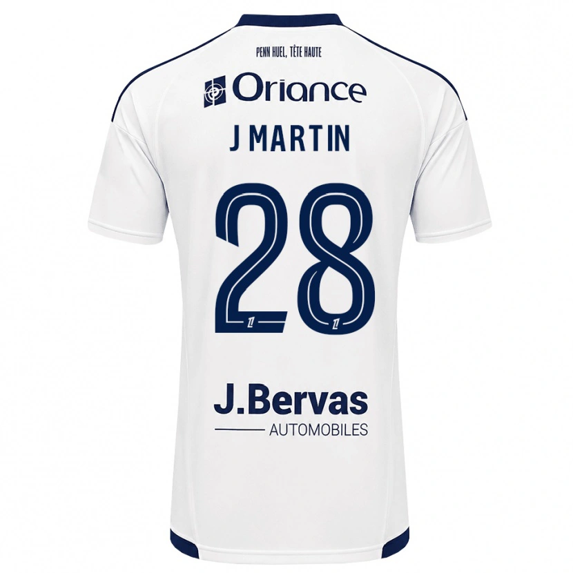 Danxen Kobiety Jonas Martin #28 Granatowy Biały Wyjazdowa Koszulka 2026/27 Koszulki Klubowe