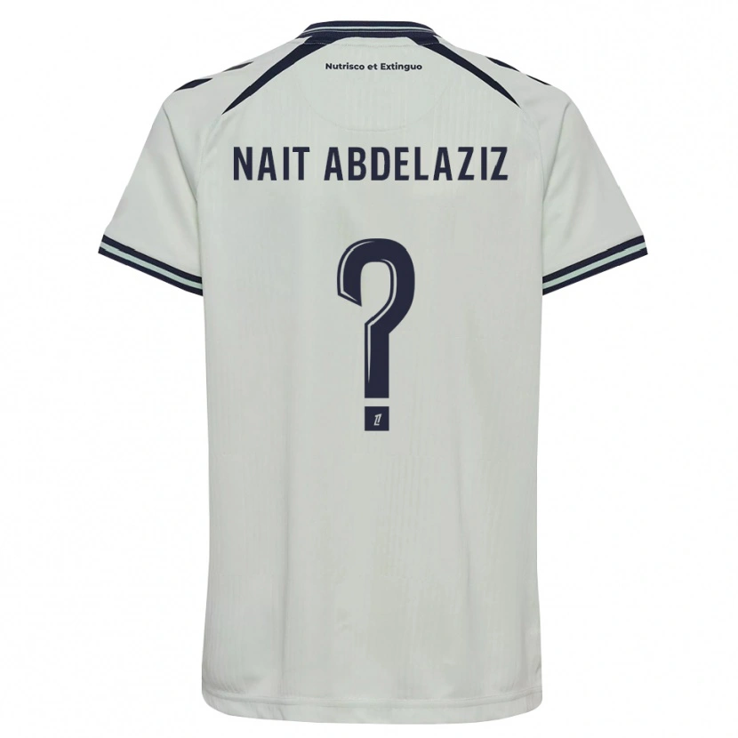 Danxen Kobiety Elias Naït Abdelaziz #0 Północny Niebieski Biały Wyjazdowa Koszulka 2026/27 Koszulki Klubowe