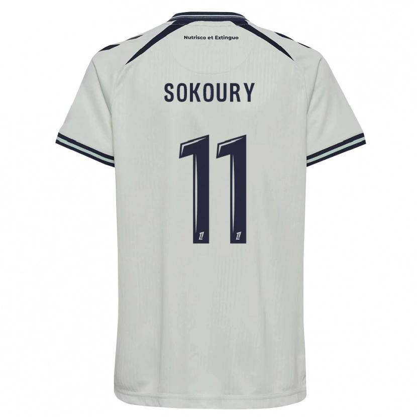 Danxen Kobiety Junior Sokoury #11 Północny Niebieski Biały Wyjazdowa Koszulka 2026/27 Koszulki Klubowe
