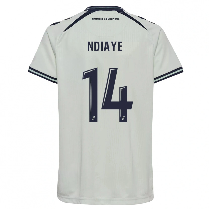 Danxen Kobiety Rassoul Ndiaye #14 Północny Niebieski Biały Wyjazdowa Koszulka 2026/27 Koszulki Klubowe