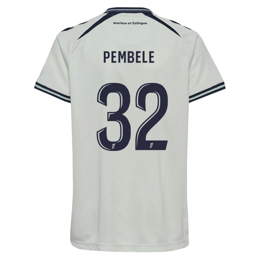 Danxen Kobiety Timothée Pembélé #32 Północny Niebieski Biały Wyjazdowa Koszulka 2026/27 Koszulki Klubowe