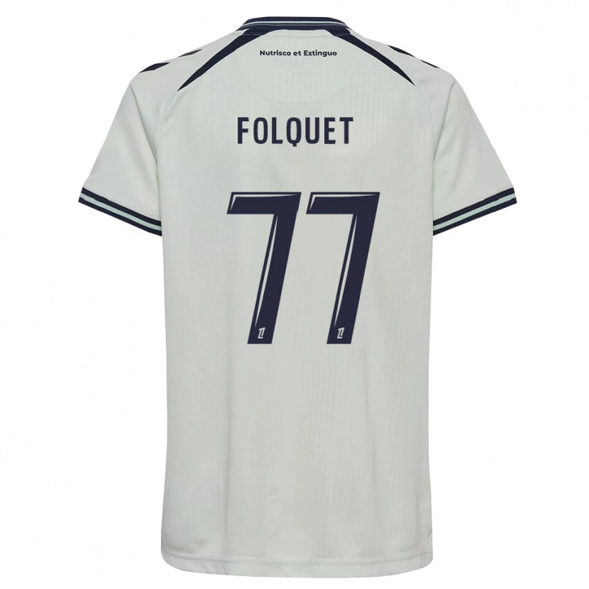 Danxen Kobiety Magnaba Folquet #77 Północny Niebieski Biały Wyjazdowa Koszulka 2026/27 Koszulki Klubowe