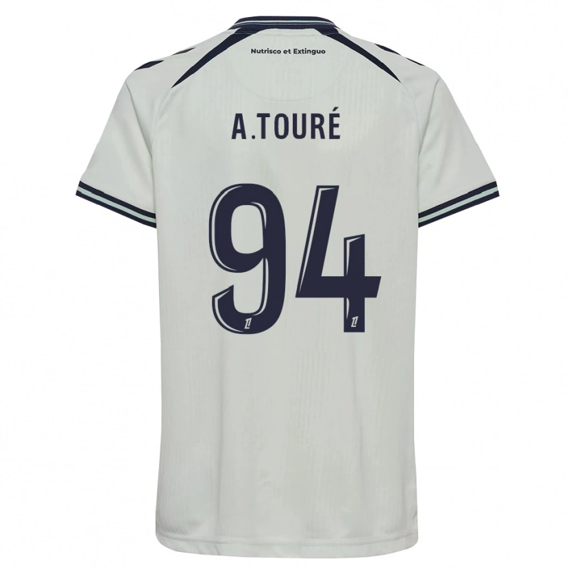 Danxen Kobiety Abdoulaye Touré #94 Północny Niebieski Biały Wyjazdowa Koszulka 2026/27 Koszulki Klubowe