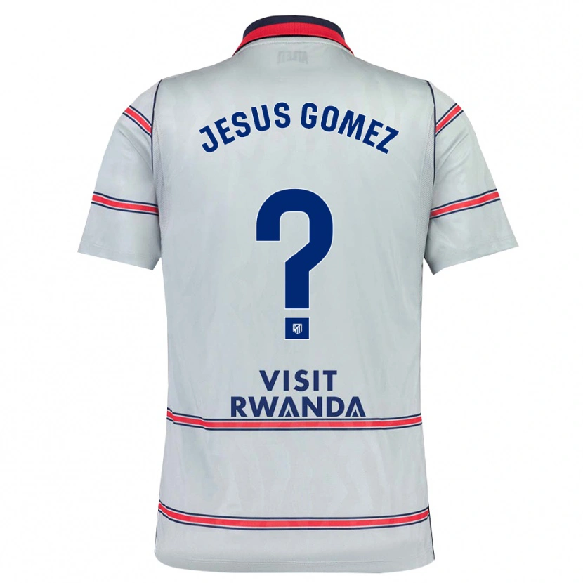 Danxen Kobiety Jesus Gomez #0 Szary Czerwony Królewski Niebieski Trzeci Komplet Koszulka 2026/27 Koszulki Klubowe