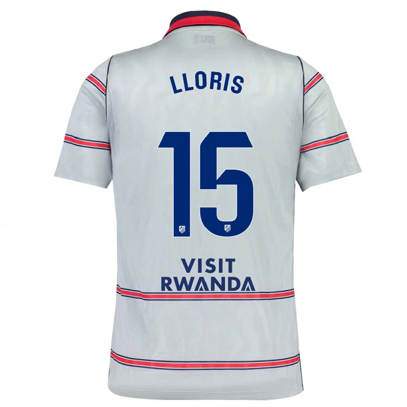 Danxen Kobiety Silvia Lloris #15 Szary Czerwony Królewski Niebieski Trzeci Komplet Koszulka 2026/27 Koszulki Klubowe