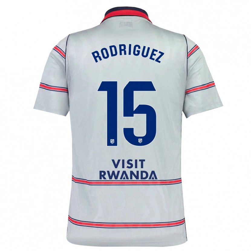 Danxen Kobiety Cinta Rodríguez #15 Szary Czerwony Królewski Niebieski Trzeci Komplet Koszulka 2026/27 Koszulki Klubowe