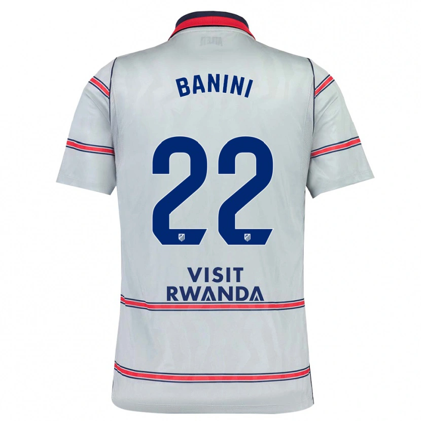 Danxen Kobiety Estefania Banini #22 Szary Czerwony Królewski Niebieski Trzeci Komplet Koszulka 2026/27 Koszulki Klubowe
