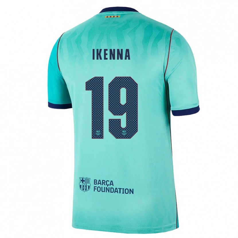 Danxen Kobiety Divine Ikenna #19 Aqua Ciemny Turkus Królewski Niebieski Trzeci Komplet Koszulka 2026/27 Koszulki Klubowe