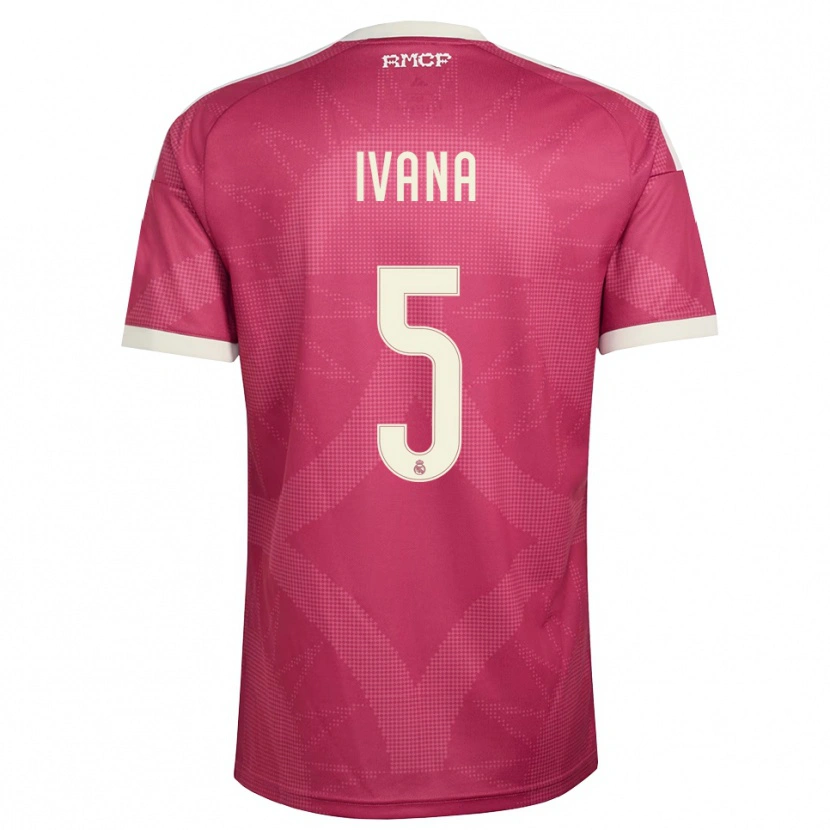 Danxen Kobiety Ivana Andres #5 Blado Fioletowy Czerwony Biały Trzeci Komplet Koszulka 2026/27 Koszulki Klubowe