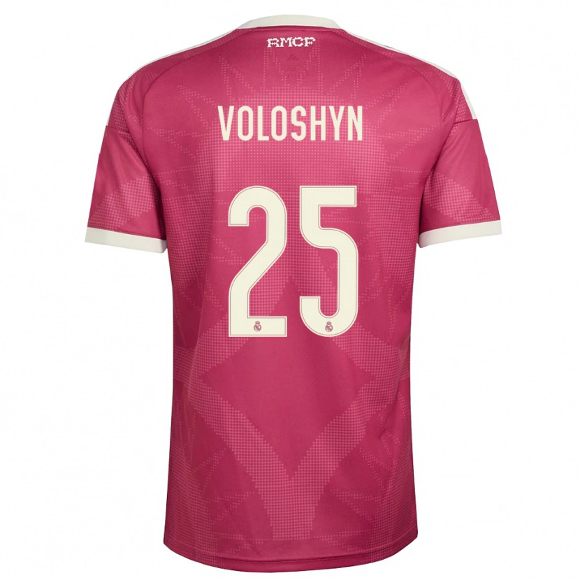 Danxen Kobiety Ilya Voloshyn #25 Blado Fioletowy Czerwony Biały Trzeci Komplet Koszulka 2026/27 Koszulki Klubowe
