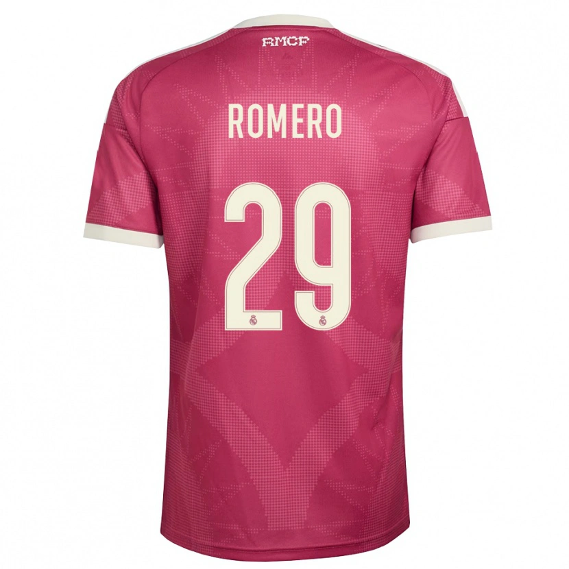 Danxen Kobiety Alfonso Romero #29 Blado Fioletowy Czerwony Biały Trzeci Komplet Koszulka 2026/27 Koszulki Klubowe