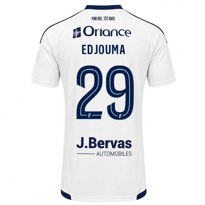 Danxen Kobiety Noah Edjouma #29 Granatowy Biały Wyjazdowa Koszulka 2026/27 Koszulki Klubowe