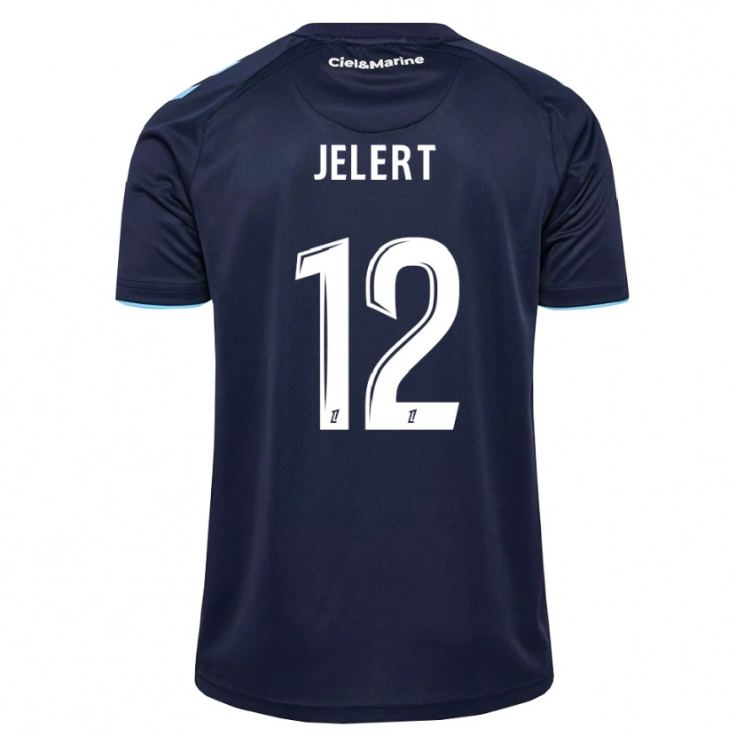 Danxen Kobiety Elias Jelert #12 Błękitny Północny Niebieski Domowa Koszulka 2026/27 Koszulki Klubowe