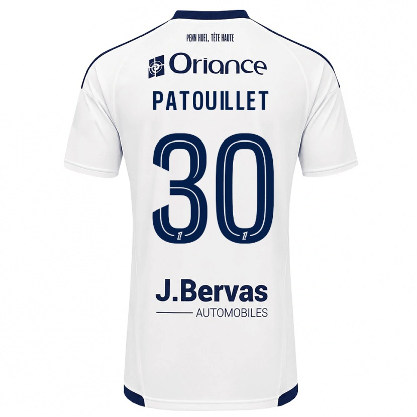 Danxen Kobiety Mathieu Patouillet #30 Granatowy Biały Wyjazdowa Koszulka 2026/27 Koszulki Klubowe