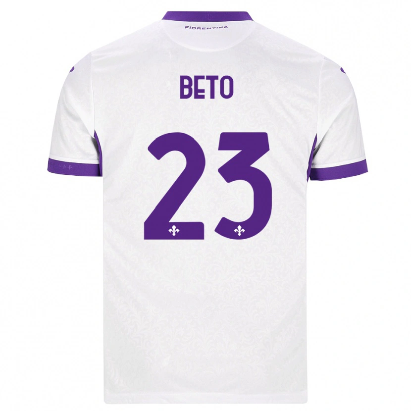 Danxen Dzieci Beto #23 Biały Fioletowy Wyjazdowa Koszulka 2026/27 Koszulki Klubowe