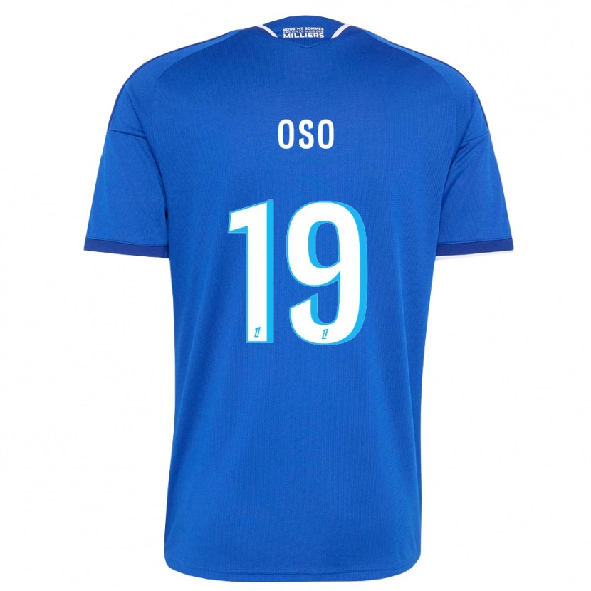 Danxen Dzieci Oso #19 Królewski Niebieski Biały Domowa Koszulka 2026/27 Koszulki Klubowe
