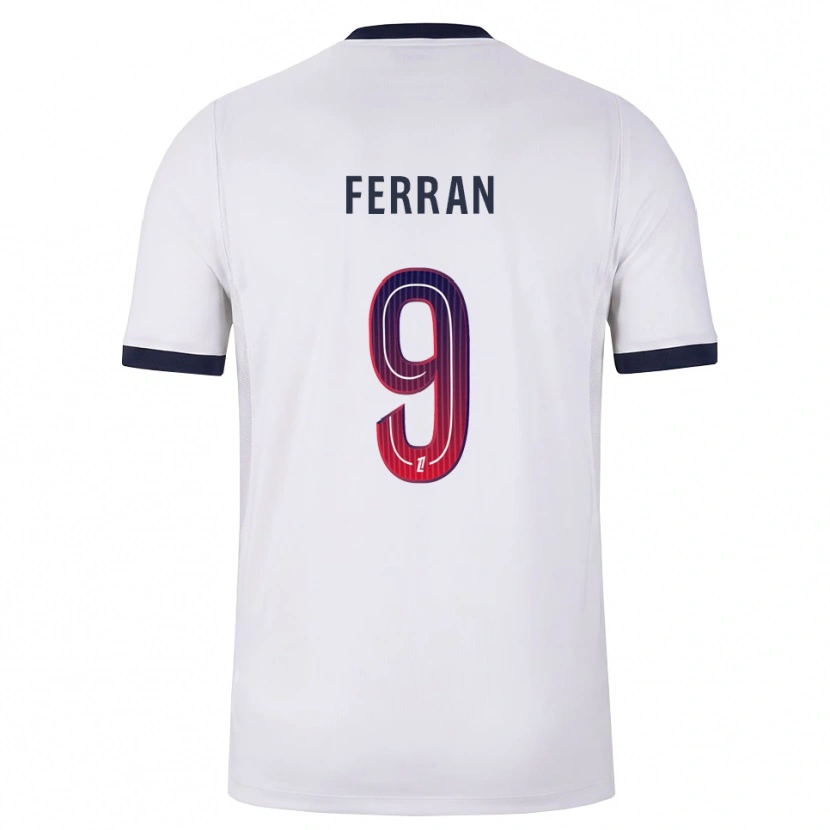 Danxen Dzieci Ferran Torres #9 Biały Czarny Czerwony Wyjazdowa Koszulka 2026/27 Koszulki Klubowe