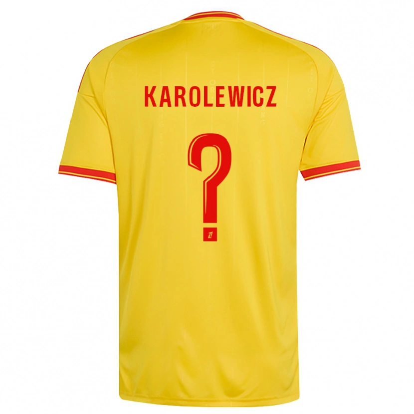Danxen Dzieci Roman Karolewicz #0 Złoty Pomarańczowy Czerwony Domowa Koszulka 2026/27 Koszulki Klubowe