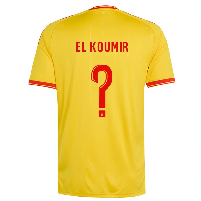 Danxen Dzieci Kaïna El Koumir #0 Złoty Pomarańczowy Czerwony Domowa Koszulka 2026/27 Koszulki Klubowe