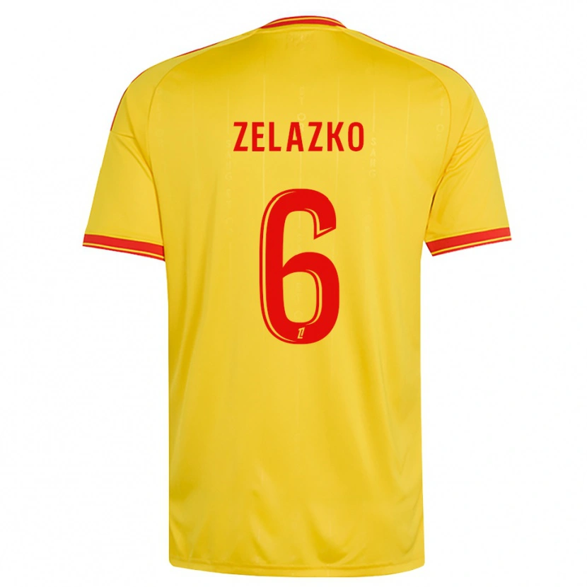 Danxen Dzieci Robin Zelazko #6 Złoty Pomarańczowy Czerwony Domowa Koszulka 2026/27 Koszulki Klubowe