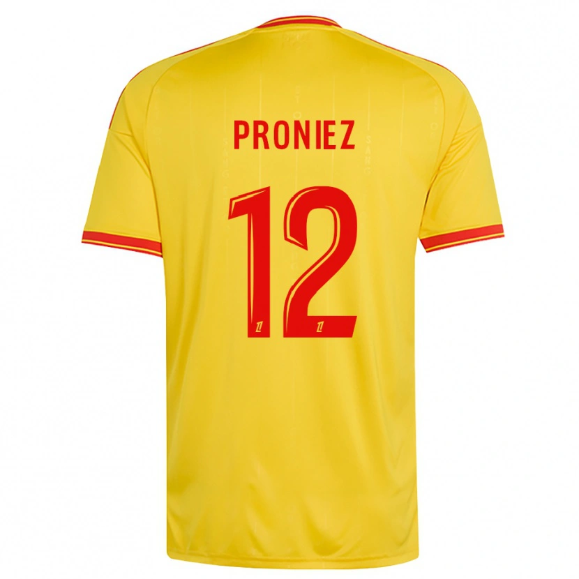 Danxen Dzieci Fany Proniez #12 Złoty Pomarańczowy Czerwony Domowa Koszulka 2026/27 Koszulki Klubowe