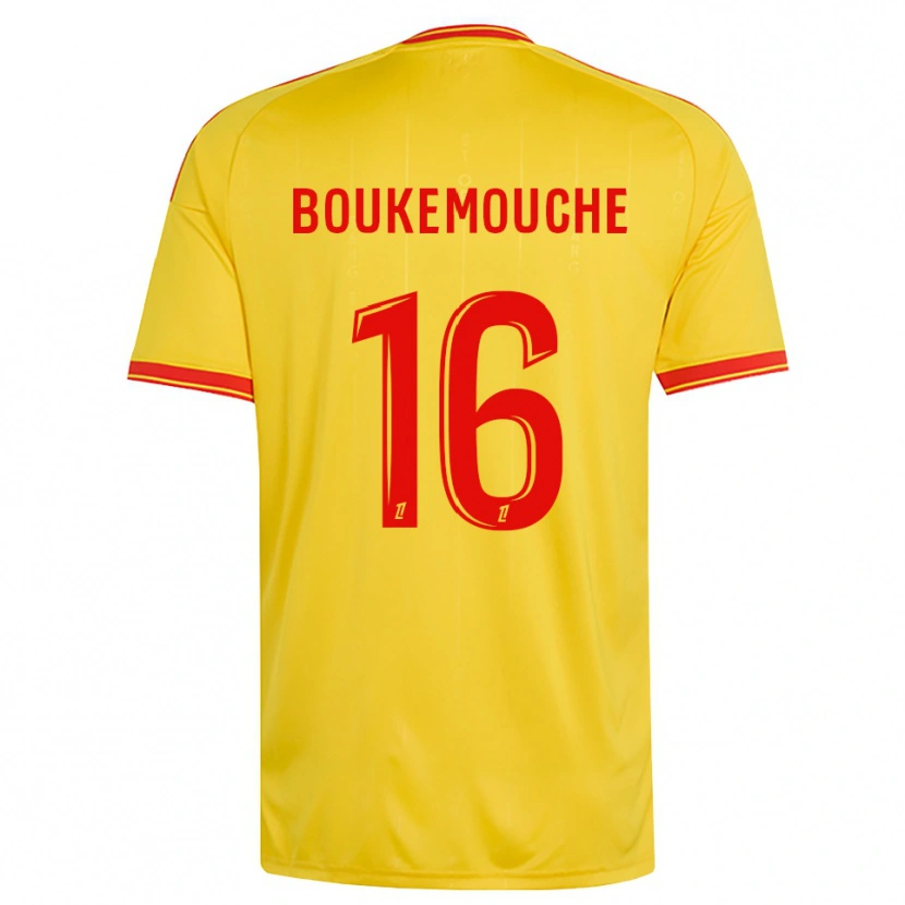 Danxen Dzieci Amine Boukemouche #16 Złoty Pomarańczowy Czerwony Domowa Koszulka 2026/27 Koszulki Klubowe