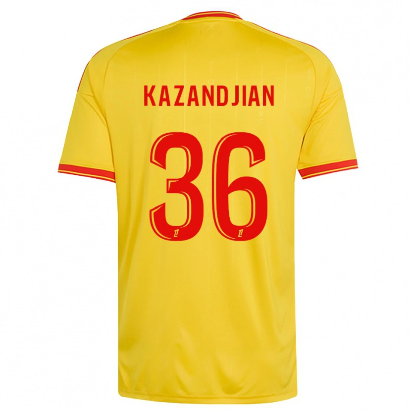 Danxen Dzieci Lara Kazandjian #36 Złoty Pomarańczowy Czerwony Domowa Koszulka 2026/27 Koszulki Klubowe