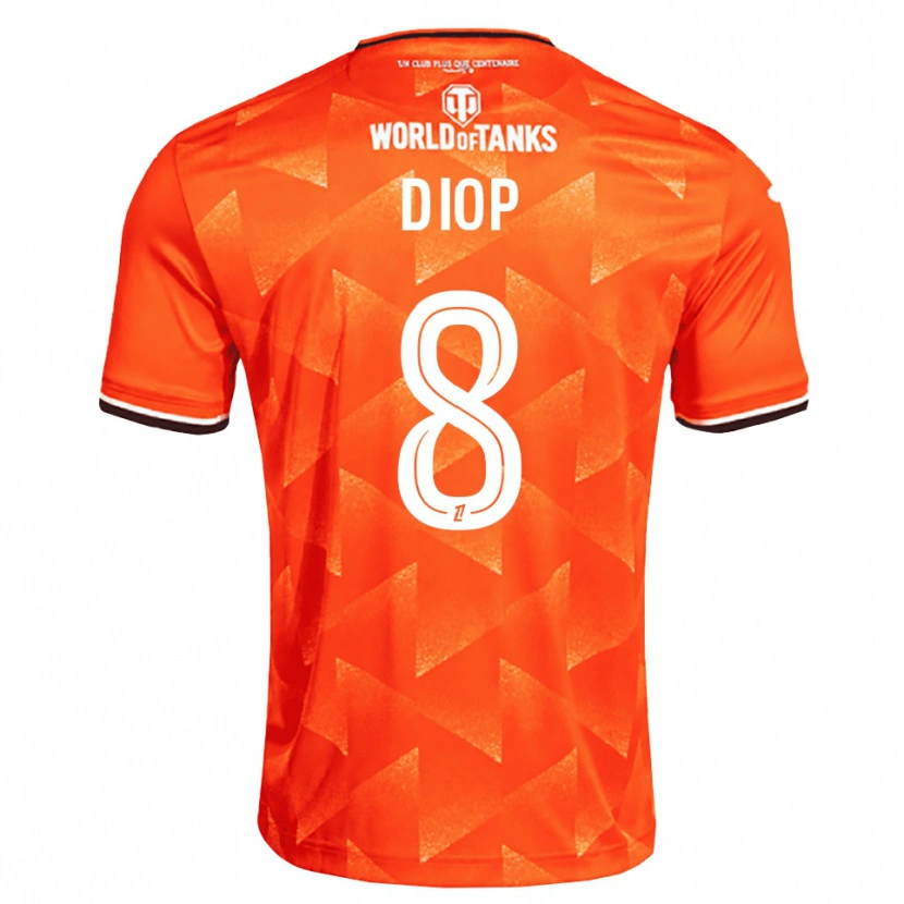 Danxen Dzieci Samba Diop #8 Pomarańczowy Biały Czarny Domowa Koszulka 2026/27 Koszulki Klubowe