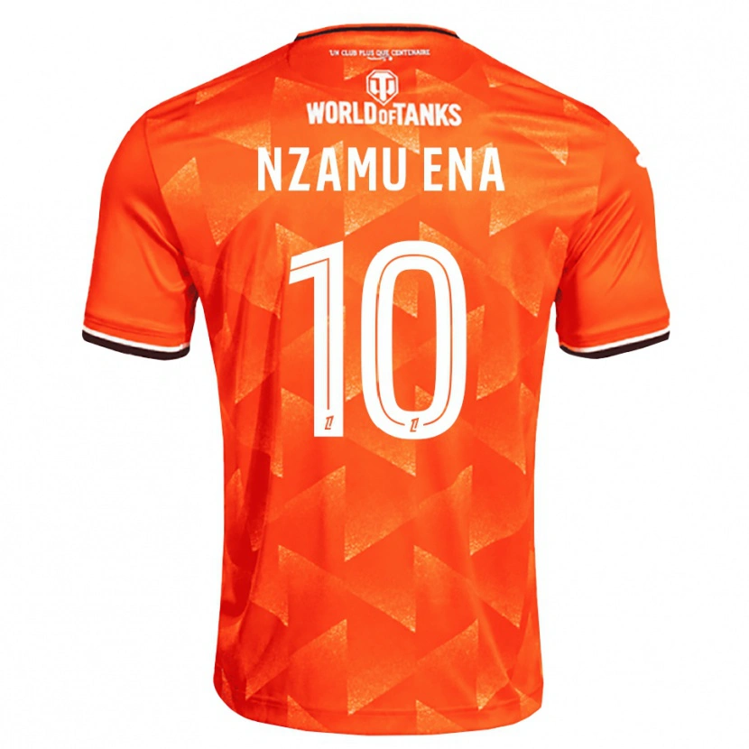 Danxen Dzieci Arcial Nzamu Ena #10 Pomarańczowy Biały Czarny Domowa Koszulka 2026/27 Koszulki Klubowe