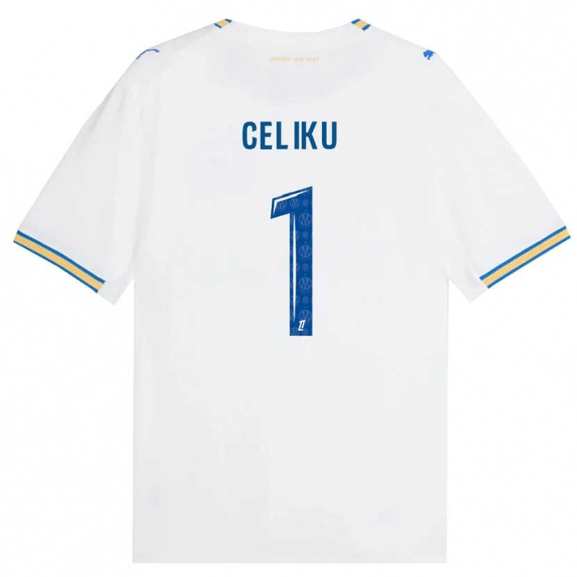 Danxen Dzieci Bleron Celiku #1 Niebieski Biały Domowa Koszulka 2026/27 Koszulki Klubowe