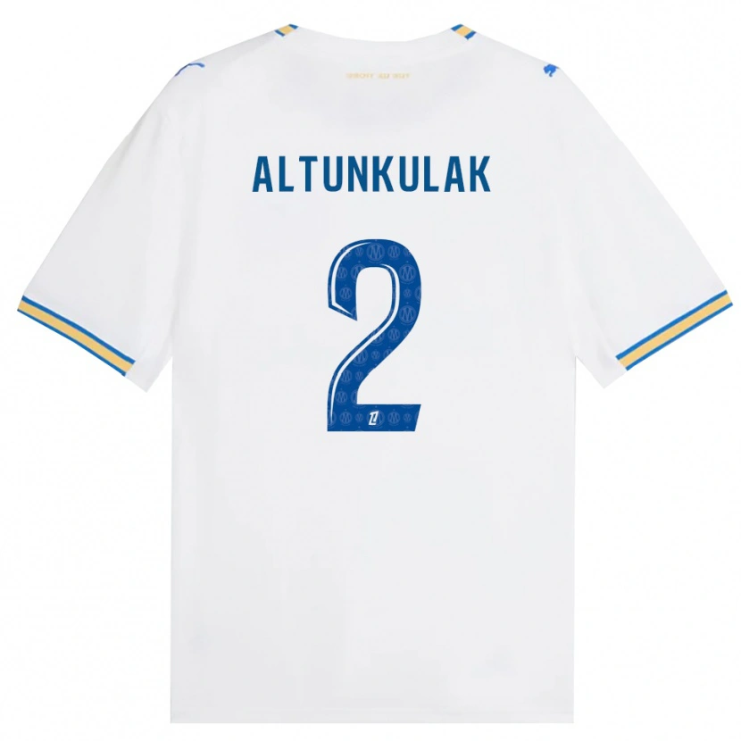 Danxen Dzieci Selen Altunkulak #2 Niebieski Biały Domowa Koszulka 2026/27 Koszulki Klubowe