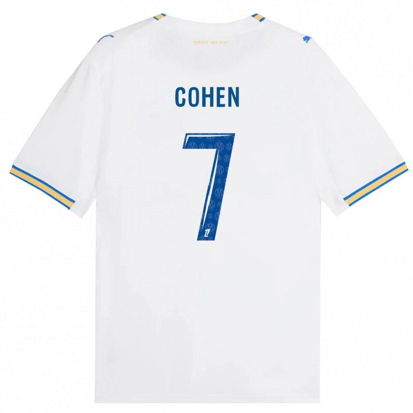 Danxen Dzieci Dan Cohen #7 Niebieski Biały Domowa Koszulka 2026/27 Koszulki Klubowe