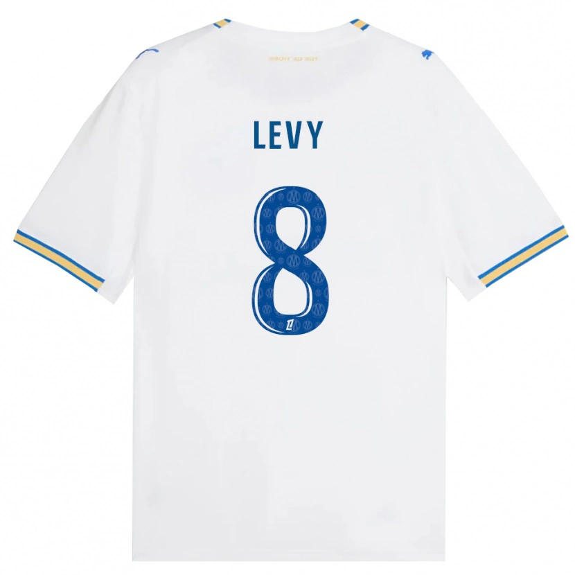 Danxen Dzieci Bradley Levy #8 Niebieski Biały Domowa Koszulka 2026/27 Koszulki Klubowe